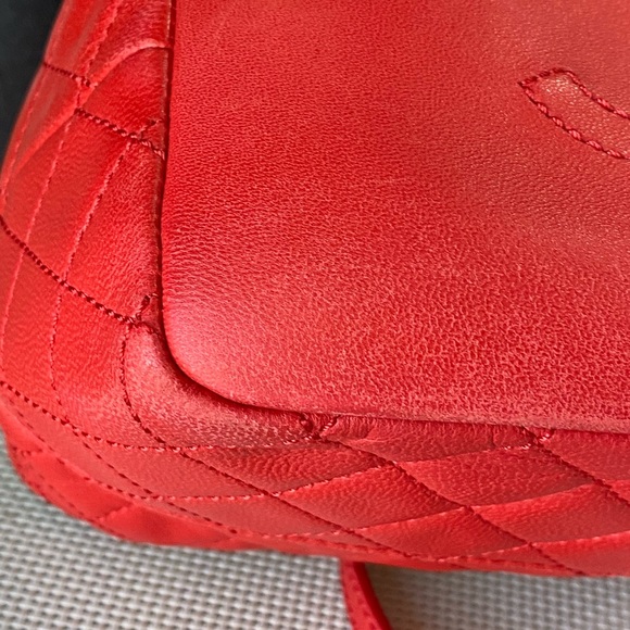 ❤️CHANEL❤️RED TOP HANDLE CROSSBODY FULL SET - Picture 9 of 13